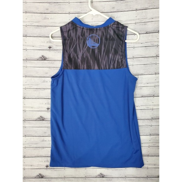 NBA UNK ST Golden State Warriors V Neck Jersey Blue Size Large - Picture 7 of 8